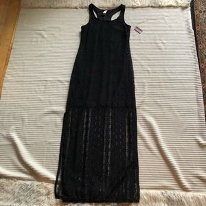 No boundaries lace maxi racerback summer dress